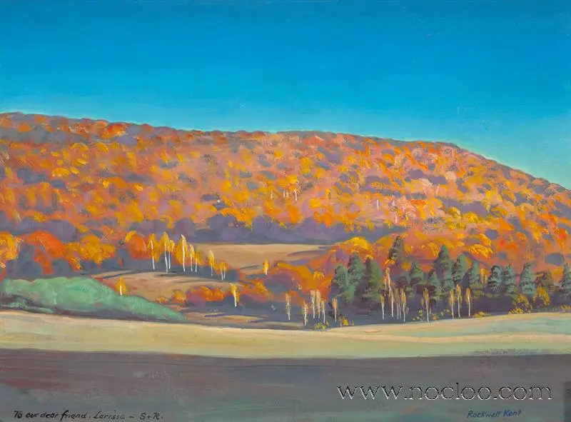 Rockwell Kent Adirondack Landscape